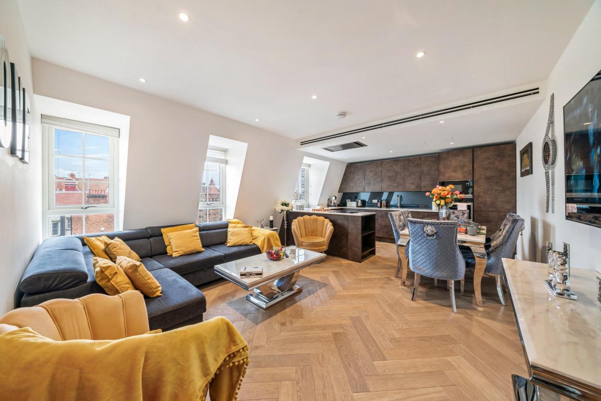 Panoramic Perfection Marble Arch 2br Penthouse 74 * Londra